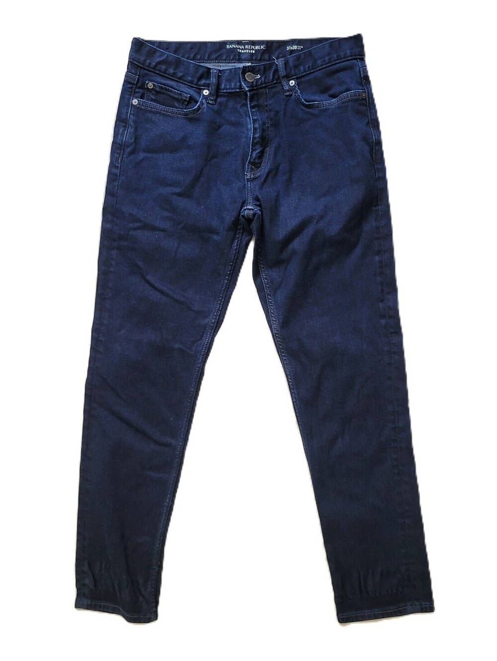 Banana Republic Traveler Jeans 31x30 Slim Fit Dark Wash Men's Denim Pants